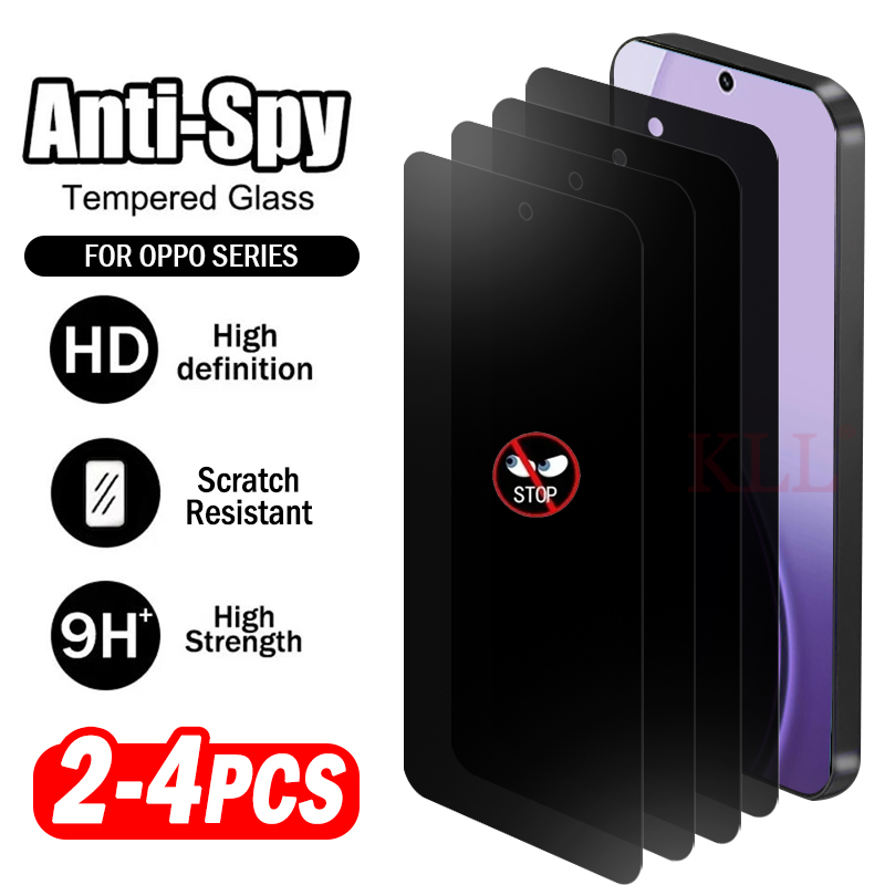 Privacy Screen Protector - 2-4 Buah Kaca Tempered Pelindung Privasi