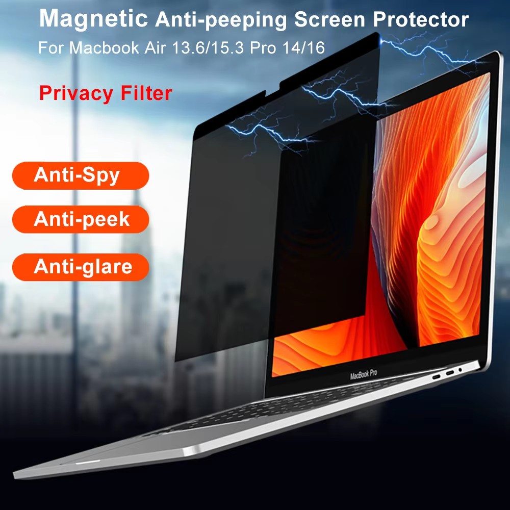 Matte Anti Glare Screen - Pelindung Layar Privasi Magnetik untuk Macbook