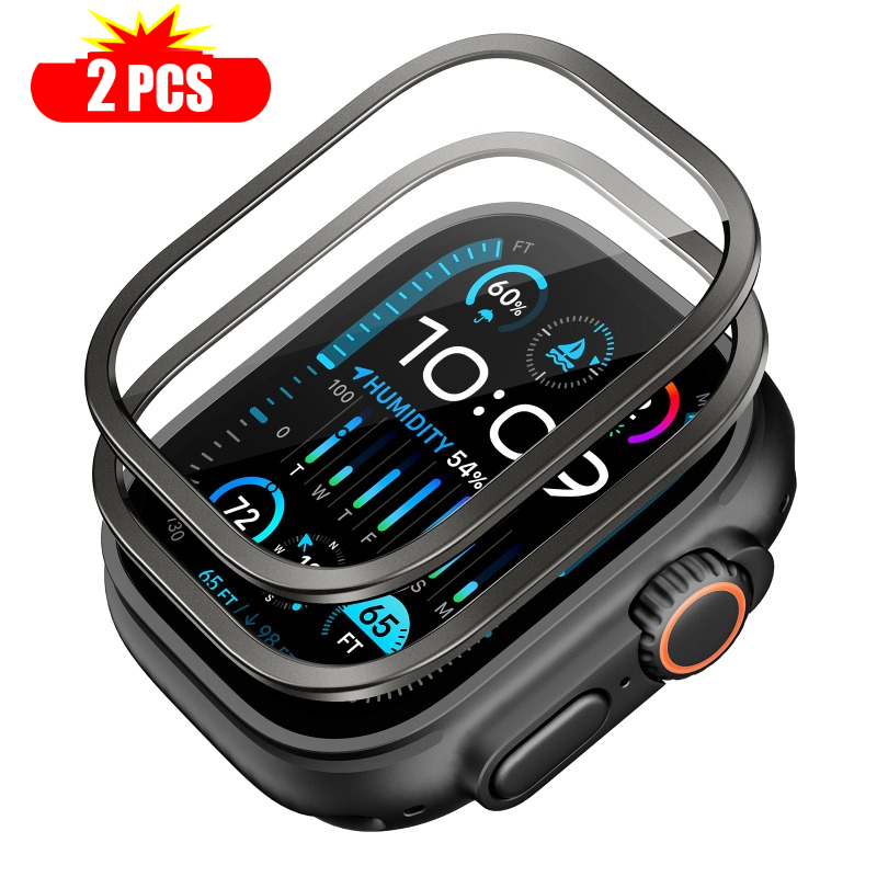 Smartwatch Screen Film - 2 Buah Kaca Tempered untuk Jam