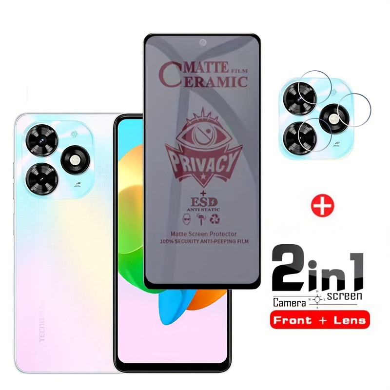 2-In-1 untuk Tecno Spark 20 Se - Matte Anti Glare Screen ulasan dan harga