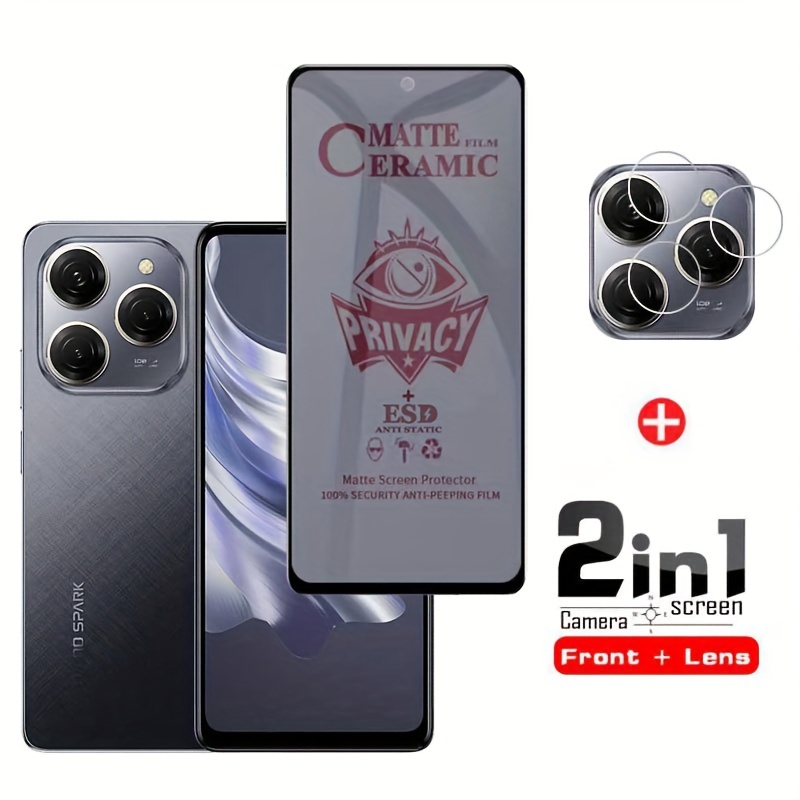 2-In-1 untuk Tecno Spark 20 Se - Matte Anti Glare Screen ulasan dan harga