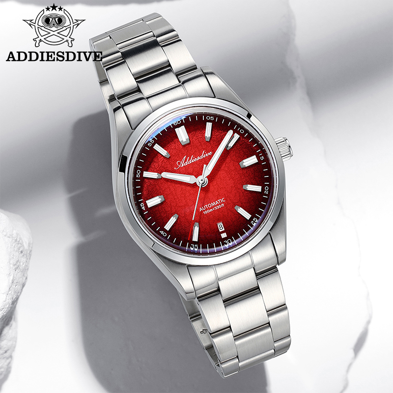 ADDIESDIVE Jam Tangan Pria Bar - Anti Blue Light Film ulasan dan harga
