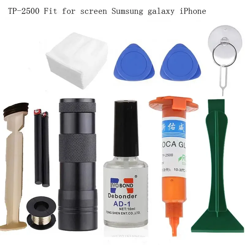 Lem perekat optik bening UV TP - Liquid Uv Glue Kit ulasan dan harga